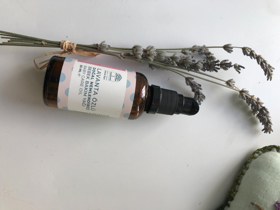 %100 Doğal Lavanta Özlü Nemlendirici Bebek Bakım Yağı - Nine And Mine Doğal Yaşam