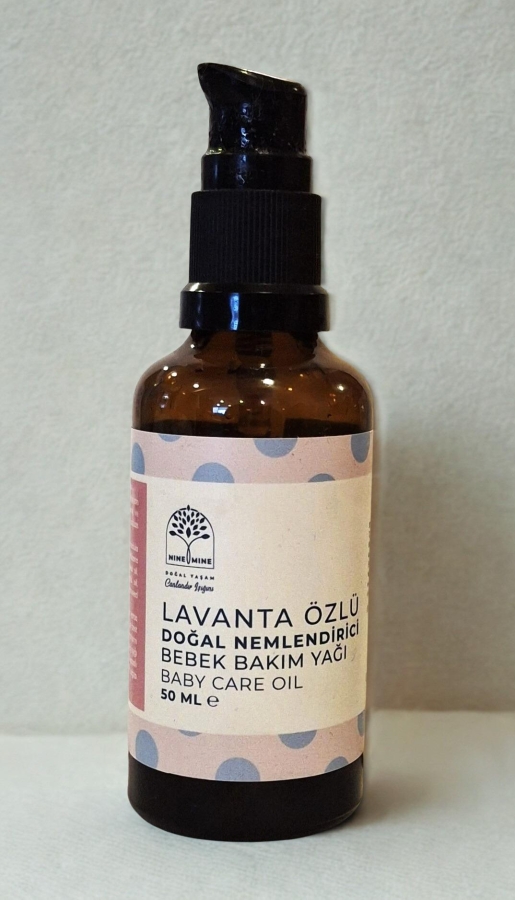 %100 Doğal Lavanta Özlü Nemlendirici Bebek Bakım Yağı - Nine And Mine Doğal Yaşam