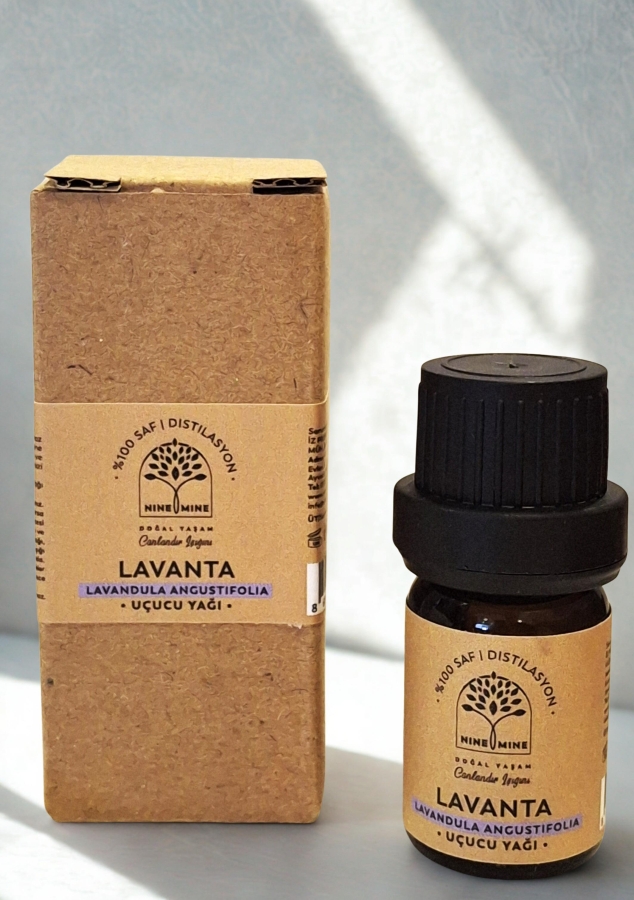 %100 Saf Lavanta Uçucu Yağı - 10ml - Nine And Mine Doğal Yaşam