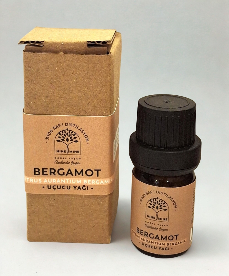%100 Saf ve Doğal Bergamot Uçucu Yağı 5 ml - Nine And Mine Doğal Yaşam