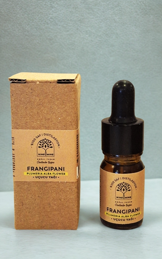 %100 Saf ve Doğal Frangipani Uçucu Yağı 5 ml - Nine And Mine Doğal Yaşam