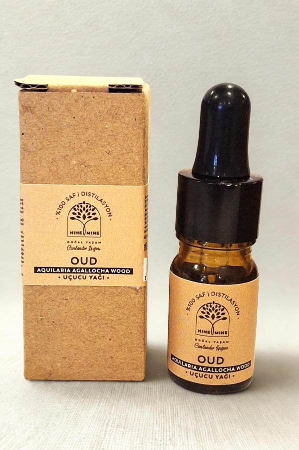 %100 Saf ve Doğal Oud Uçucu Yağı 5 ml - Nine And Mine Doğal Yaşam