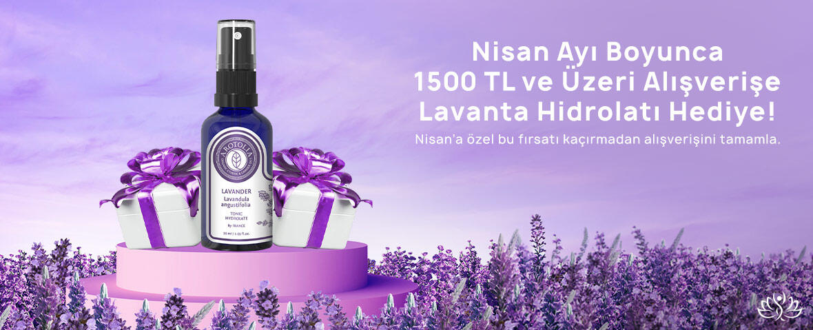Nisan Ayı Lavanta Hidrolatı Hediye