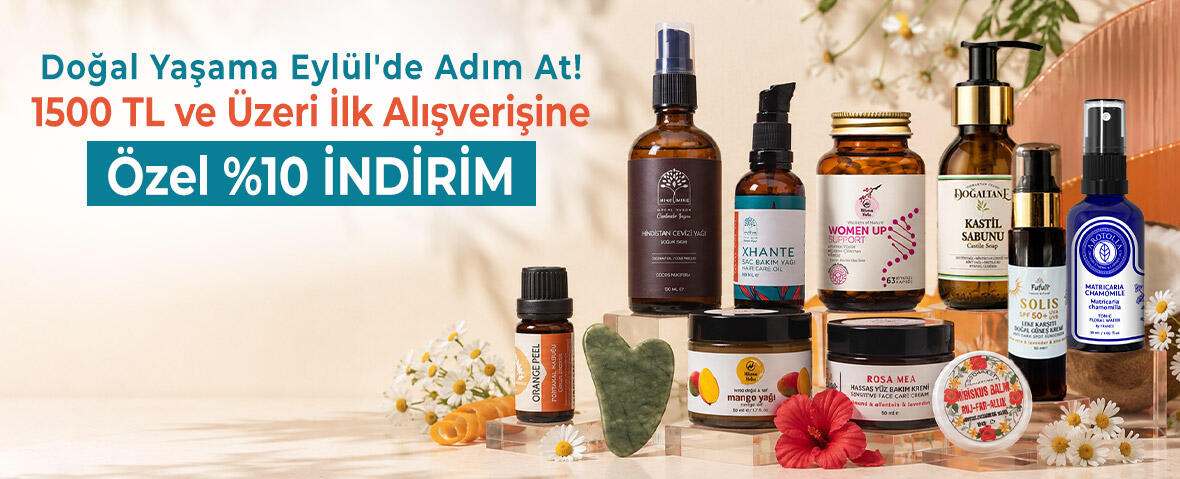 1500 TL üstü ilk siparişe %10 özel indirim