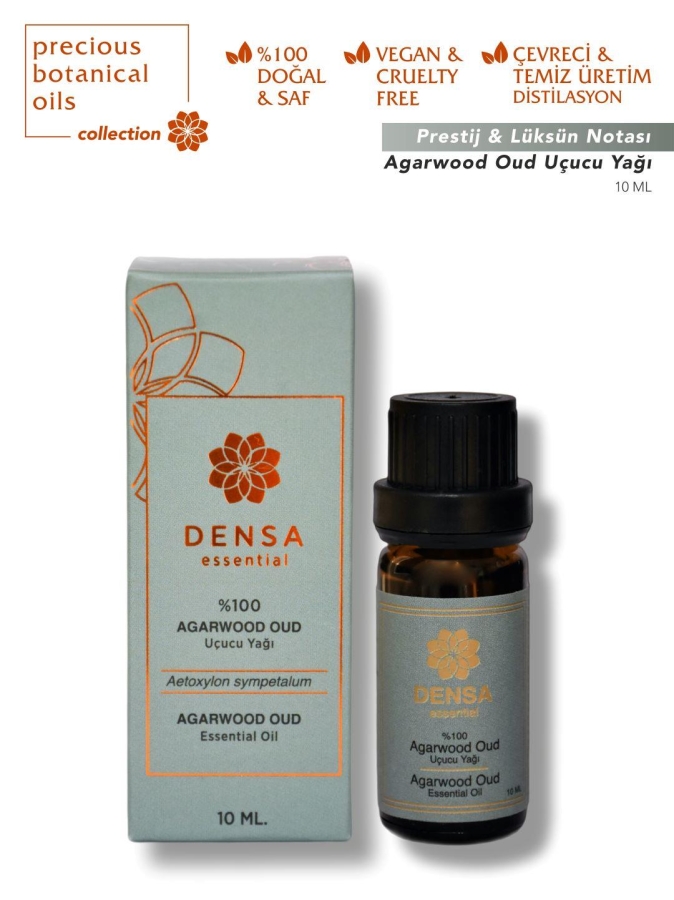 Agarwood Oud Uçucu Yağı - 10ml - Densa Essential