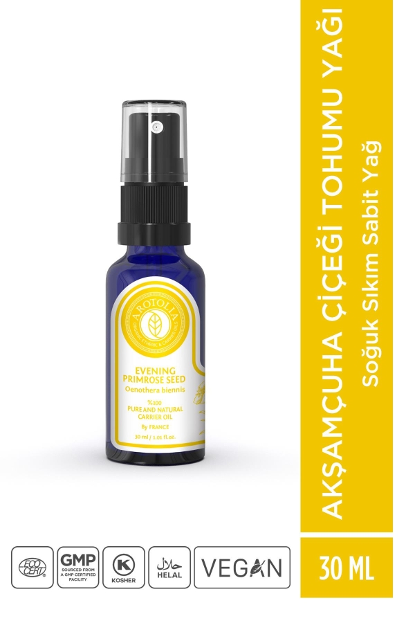 Akşam Çuha Çiçeği Tohumu Yağı - 30ml - Arotolia