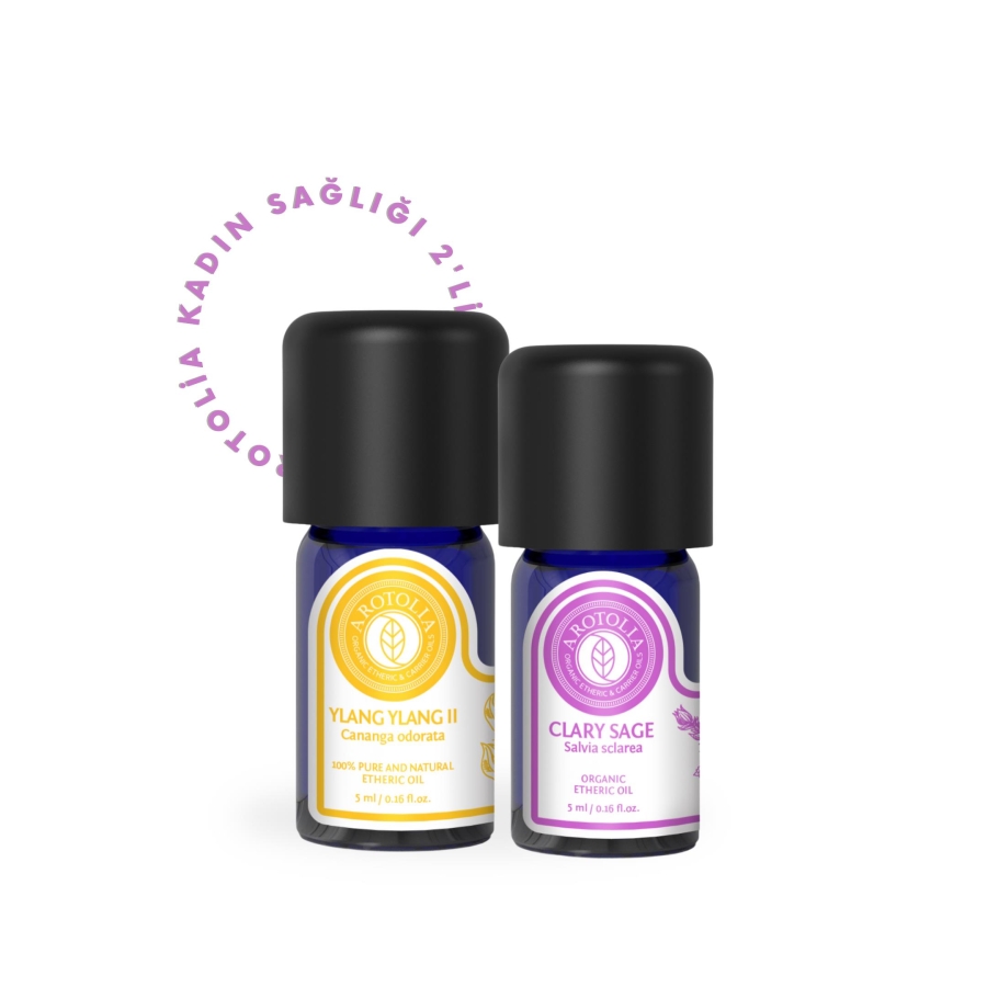Arotolia Kadın Sağlığı 2'li Set (Ylang Ylang & Misk Adaçayı Uçucu Yağ) - Arotolia