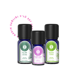 Arotolia Kadın Sağlığı 3'lü Set(Niaouli & Çay Ağacı & Misk Adaçayı Uçucu Yağ) - Arotolia