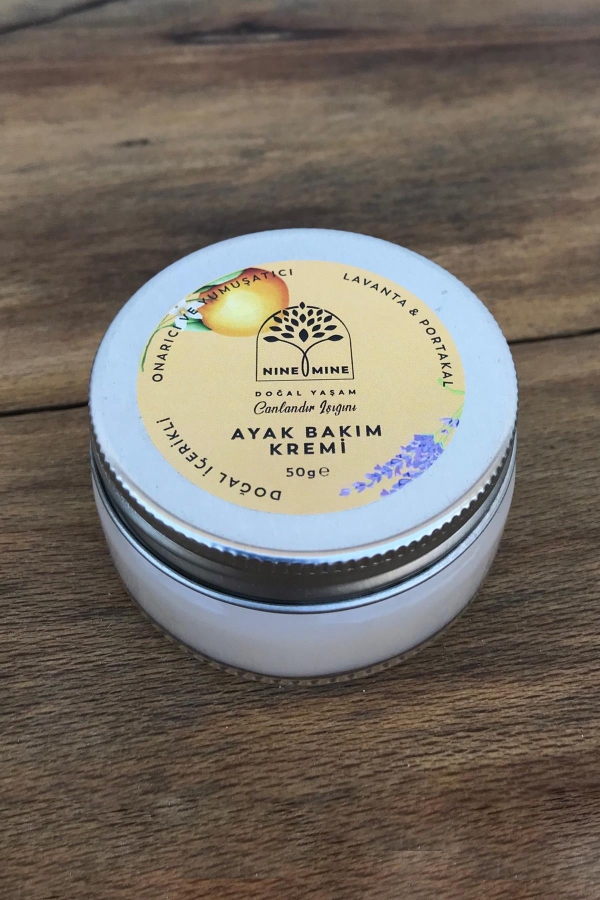 Doğal İçerikli Onarıcı Ve Yumuşatıcı Ayak Bakım Kremi - 50ml - Nine And Mine Doğal Yaşam