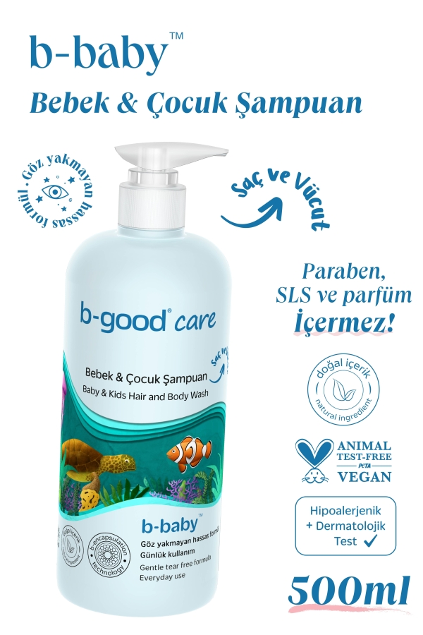 b-good care Bebek & Çocuk Şampuan | Saç ve Vücut - b-good care