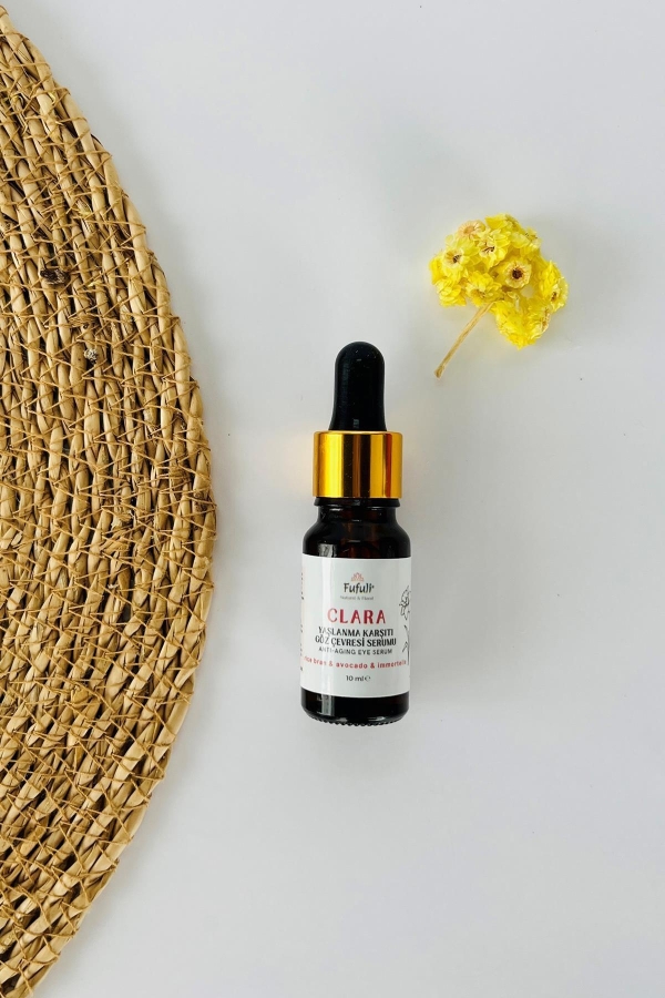 Clara Yaşlanma Karşıtı Göz Çevresi Serumu - 10ml - Fufuli Natural & Floral