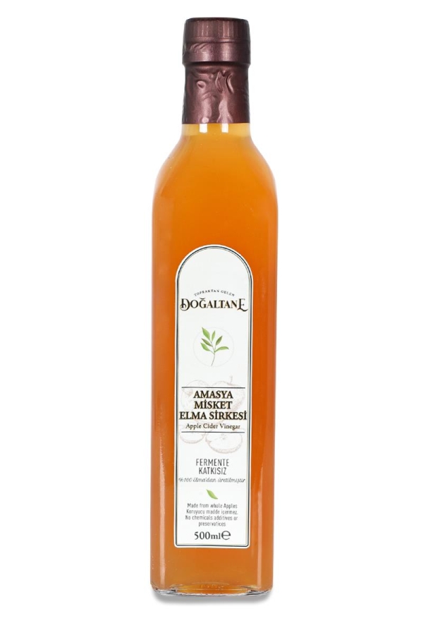 Elma Sirkesi 500ml(Doğal ve Fermente) - Doğaltane