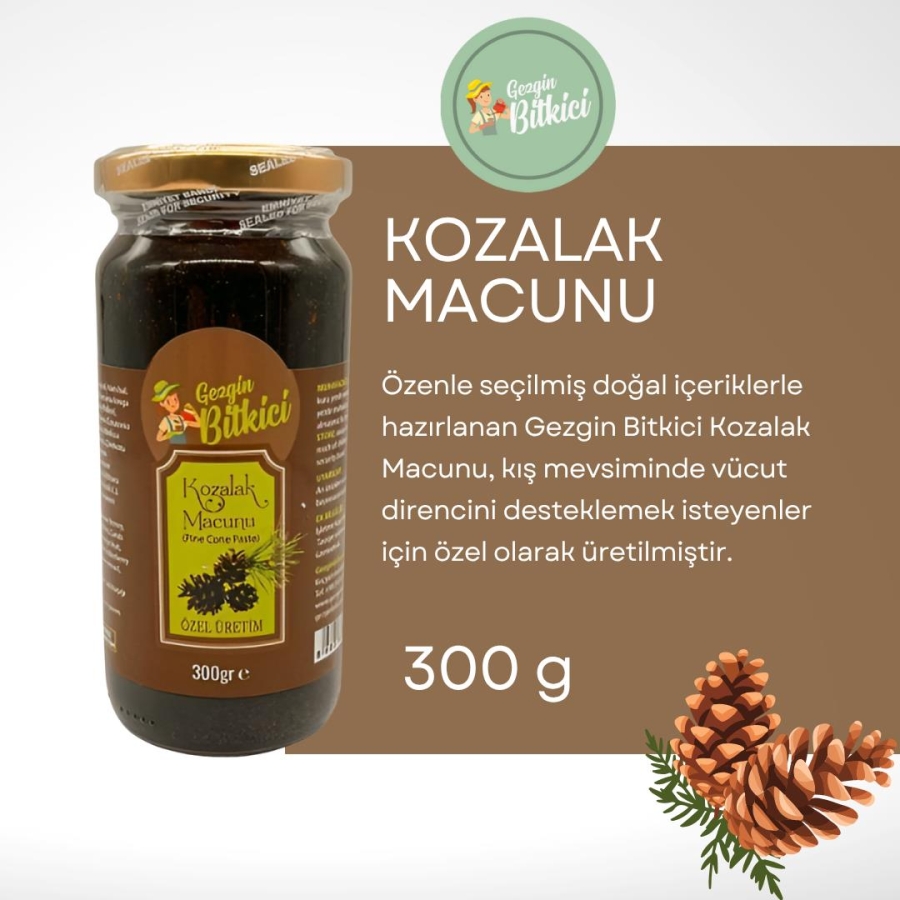 Gezgin Bitkici Kozalak Macunu %100 Katkısız ve Doğal - Gezgin Bitkici