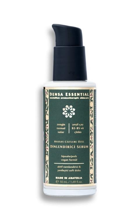 Hassas Ciltlere Özel Dinlendirici Serum 50 ml - Kızarıklık Karşıtı/Yatıştırıcı/Bariyer Onarıcı - Densa Essential