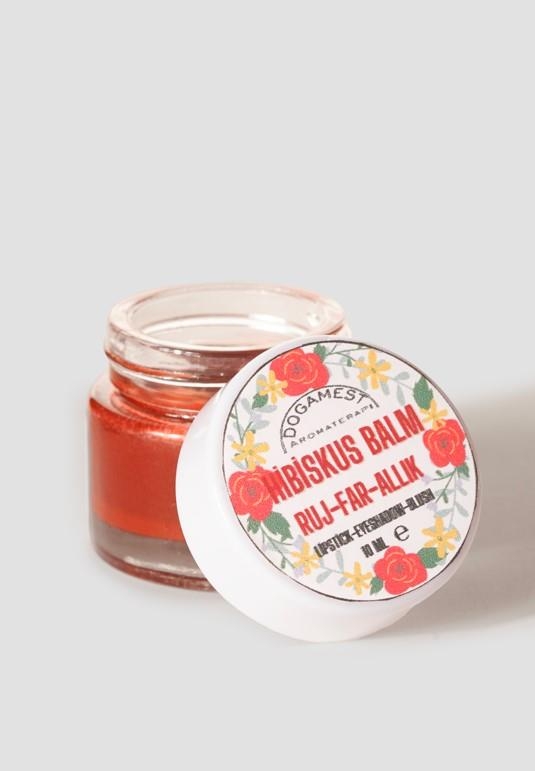 Hibiskus Balm Ruj- Far- Allık 10 CC - Doğamest Aromaterapi