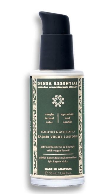 Kaşmir Vücut Losyonu Tazeleyici/Aydınlatıcı/Besleyici/Nemlendirici Etkili 50 ml - Densa Essential
