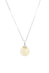 Kokulu Cam Top Kolye Sarı - Therapium Naturalis