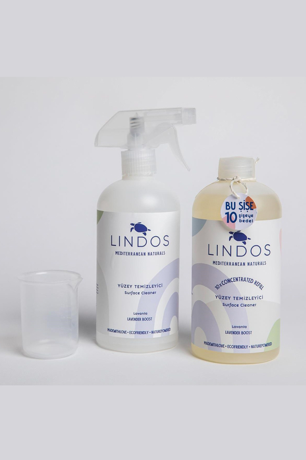 Lavanta Konsantre Yüzey Temizleyici - 600ml - Lindos