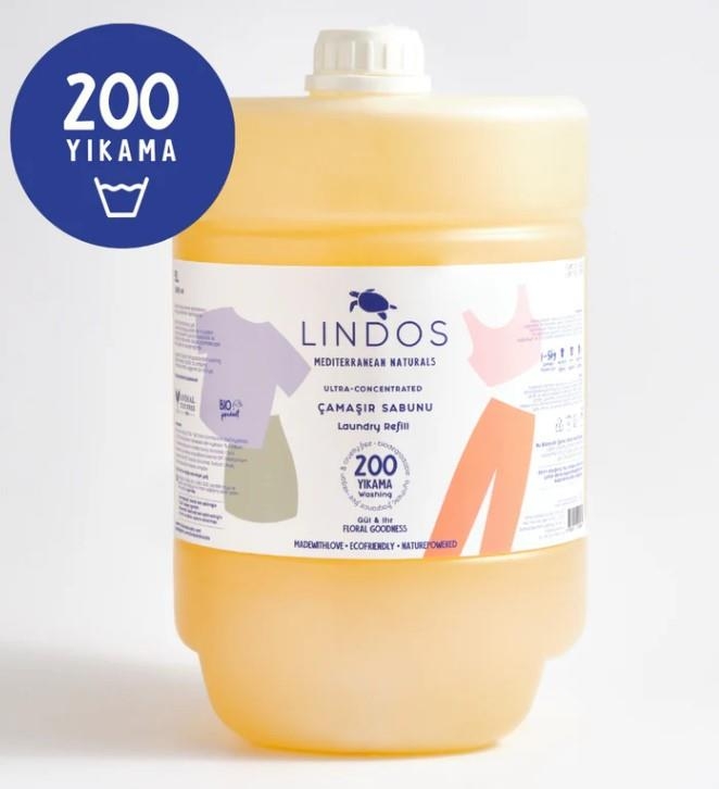 Lindos Çamaşır Sabunu - Itır & Gül - 5LT - Lindos