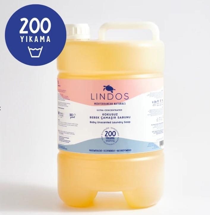 Lindos - Çamaşır Sabunu - Kokusuz - 5LT - Lindos
