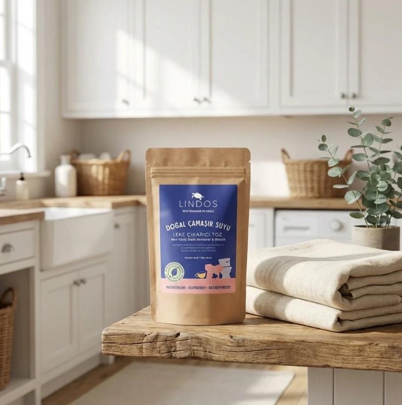 Lindos Doğal Çamaşır Suyu / Toz Leke Çıkarıcı - 400 gr - Lindos
