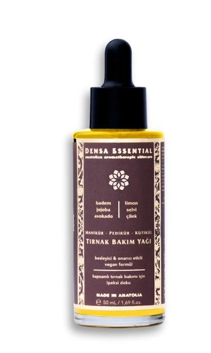 Manikür, Pedikür, Kütikül Tırnak Bakım Yağı 50 ml / Besleyici/Parlatıcı/Güçlendirici Bakım - Densa Essential