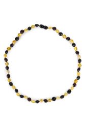 Multicolor Doğal Kesim Kehribar Bebek Diş Kolyesi - Therapium Naturalis