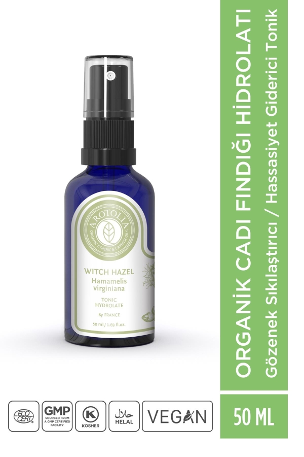 Organik Cadı Fındığı Hidrolatı (Tonik) - 50ml - Arotolia
