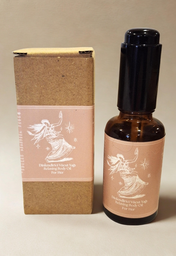 Relaxıng Body Oil - For Her Dinlendirici Vücut Yağı - Kadınlara Özel (Yasemin, Itır, Hanımeli) - Nine And Mine Doğal Yaşam