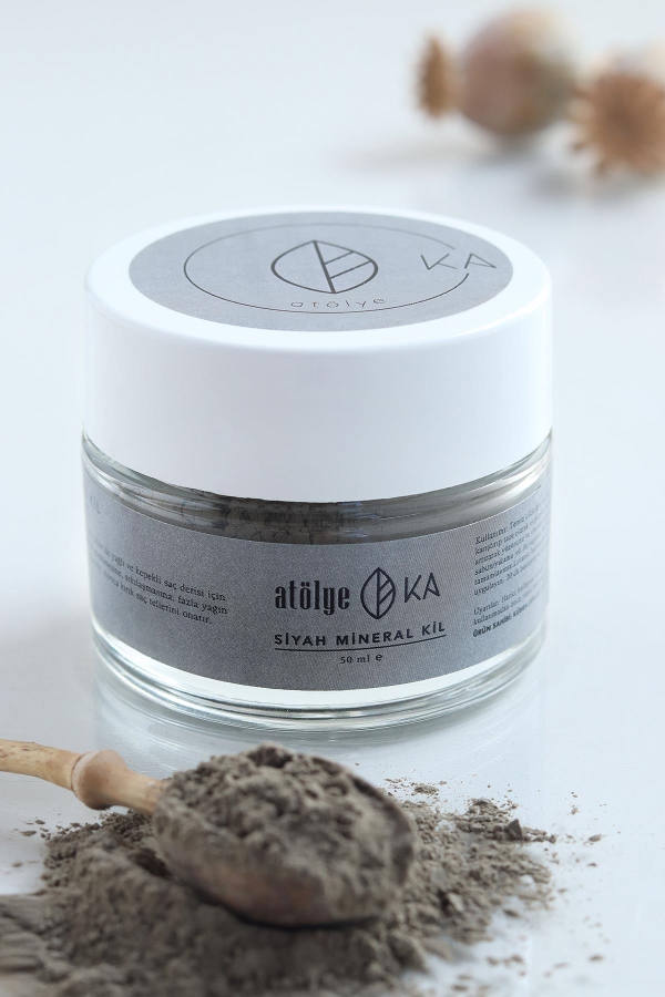 Siyah Mineral Kil - Atölye KA