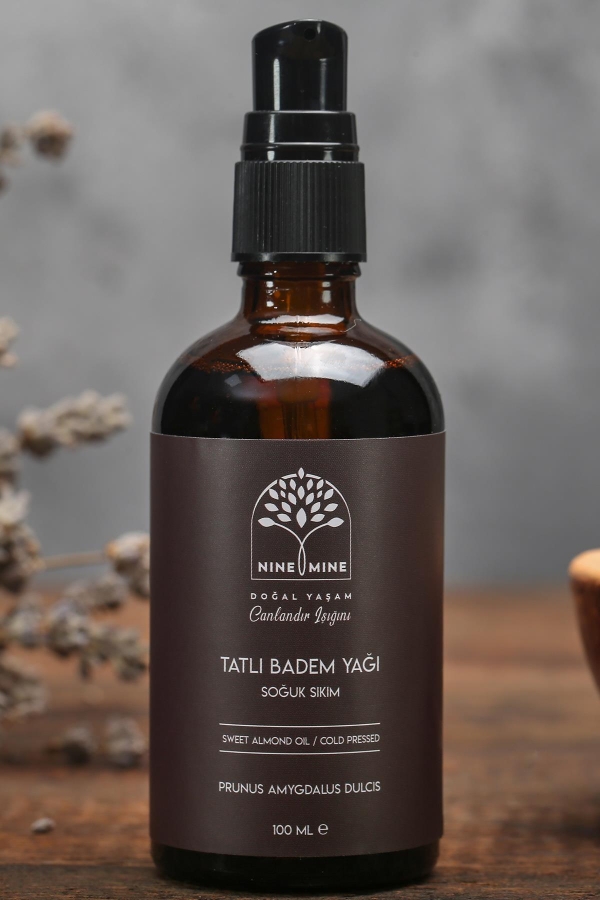 Tatlı Badem Yağı - 100ml - Nine And Mine Doğal Yaşam
