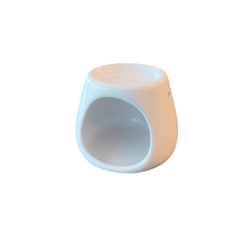 Therapium Naturalis Seramik El Yapımı Buhurdanlık Beyaz - Therapium Naturalis