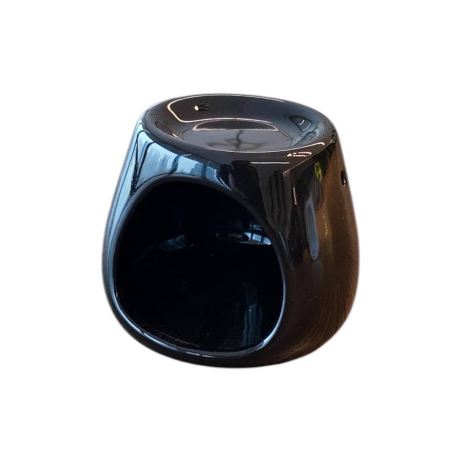 Therapium Naturalis Seramik El Yapımı Buhurdanlık Siyah - Therapium Naturalis