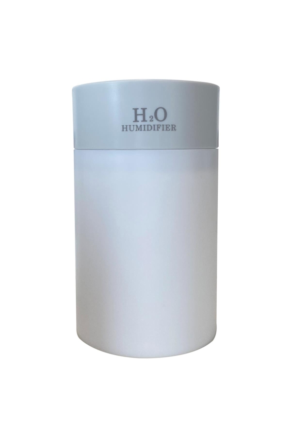 Ultrasonik Aroma Hava Nemlendirici Usb Girişli Silindir Uçucu Yağ Led Işıklı Lepsun Difüzör - Therapium Naturalis