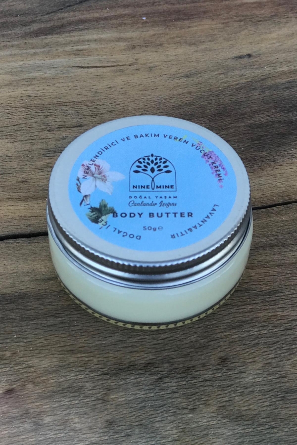 Doğal İçerikli Nemlendirici Ve Bakım Veren Vücut Kremi - 50ml - Nine And Mine Doğal Yaşam